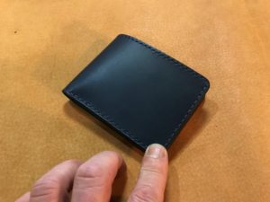2つ折革財布オーダー製作